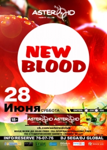 NEW BLOOD в ASTEROID