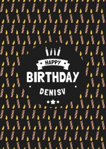 Happy B-DAY DenisV