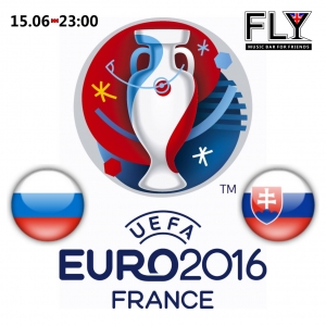 Матч EURO 2016 Россия-Словакия