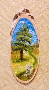 Мастер-класс по росписи на спиле дерева