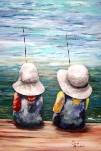 Мастер-классы по масляной живописи "Юные рыбаки"