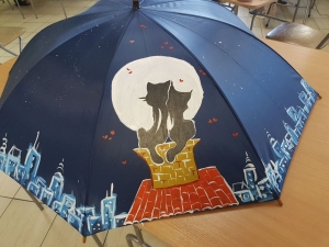 Рисуем на зонтике