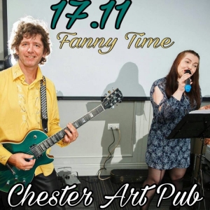 Выступление дуэта Funny Time в Chester art pub
